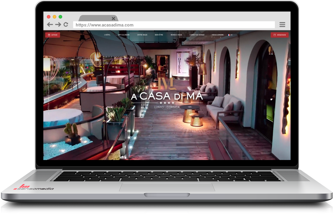 Site web officiel Hôtel 4 étoiles à Lumio