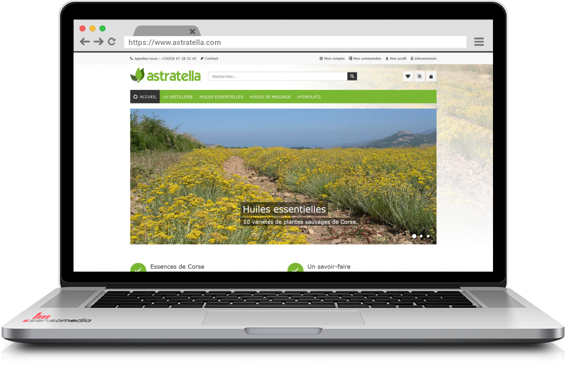Site web officiel Huiles essentielles corses