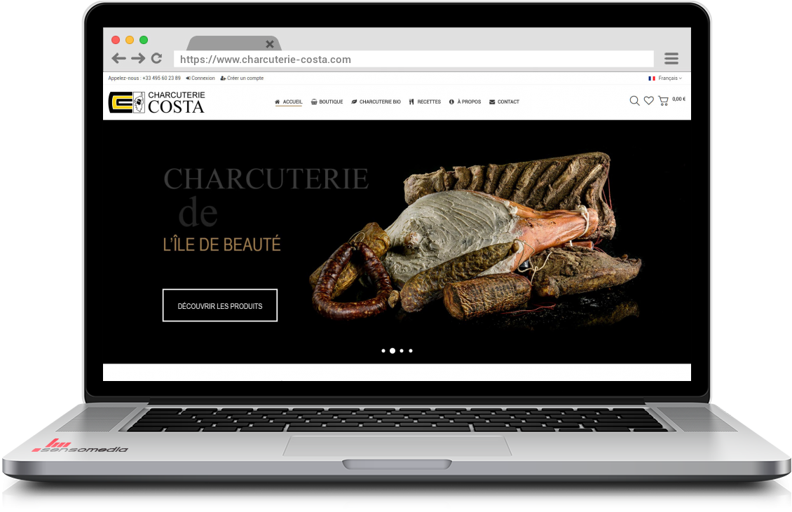 Site web officiel Charcuterie de l'Île de Beauté