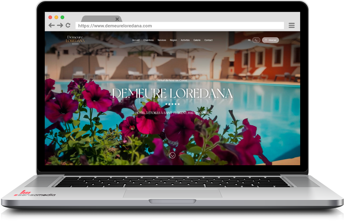 Site web officiel Hôtel de luxe en Corse