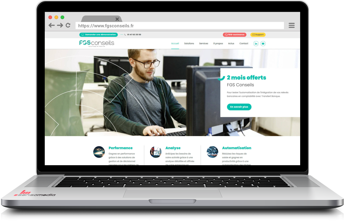 Site web officiel Informatique et gestion