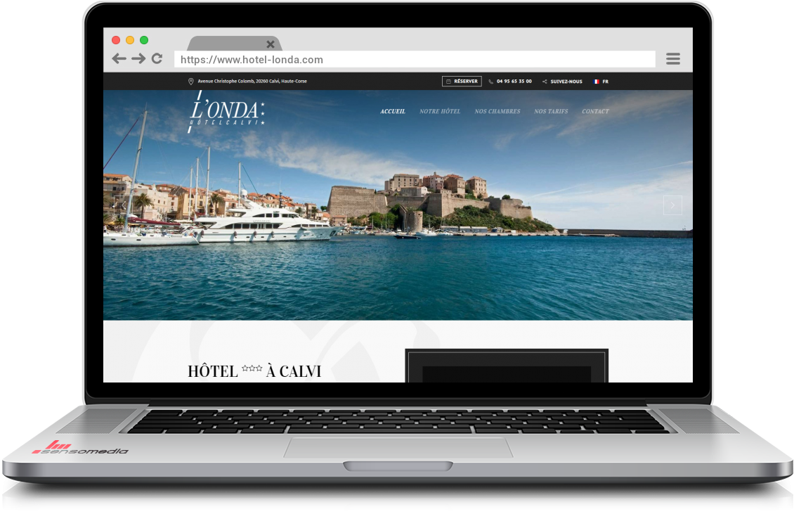 Site web officiel Hôtel à Calvi