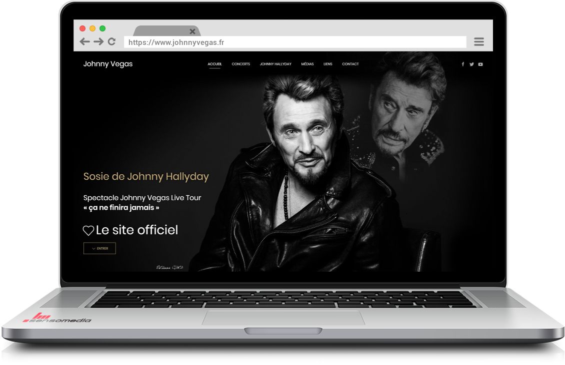 Site web officiel Sosie de Johnny Hallyday