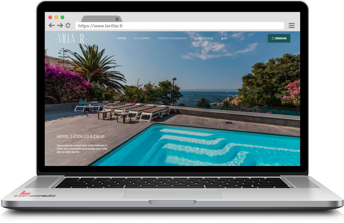 Site web officiel Hôtel 3 étoiles à Calvi