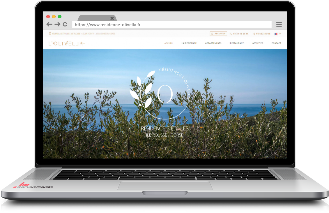 Site web officiel Résidence de Tourisme à Ile Rousse