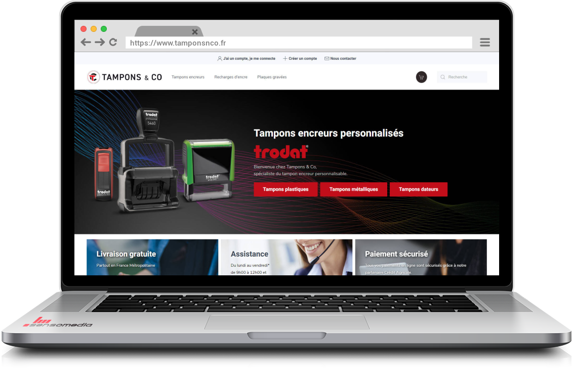 Site web officiel Vente de tampons personnalisables