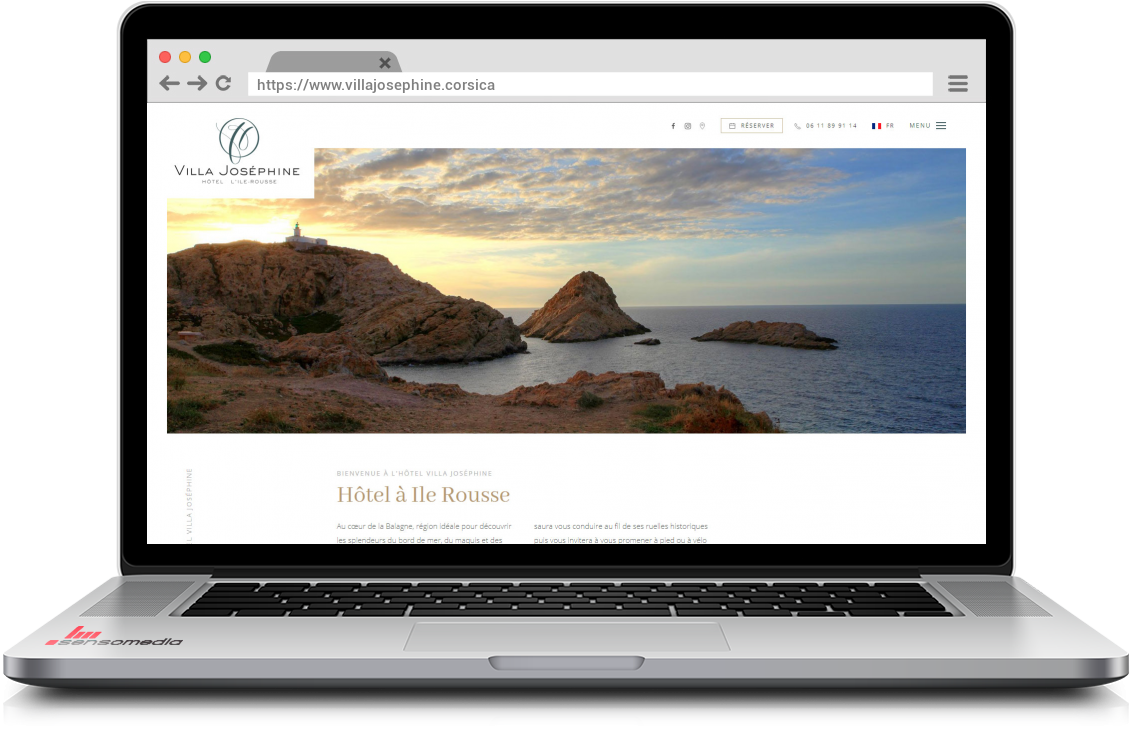 Site web officiel Hôtel à Ile Rousse