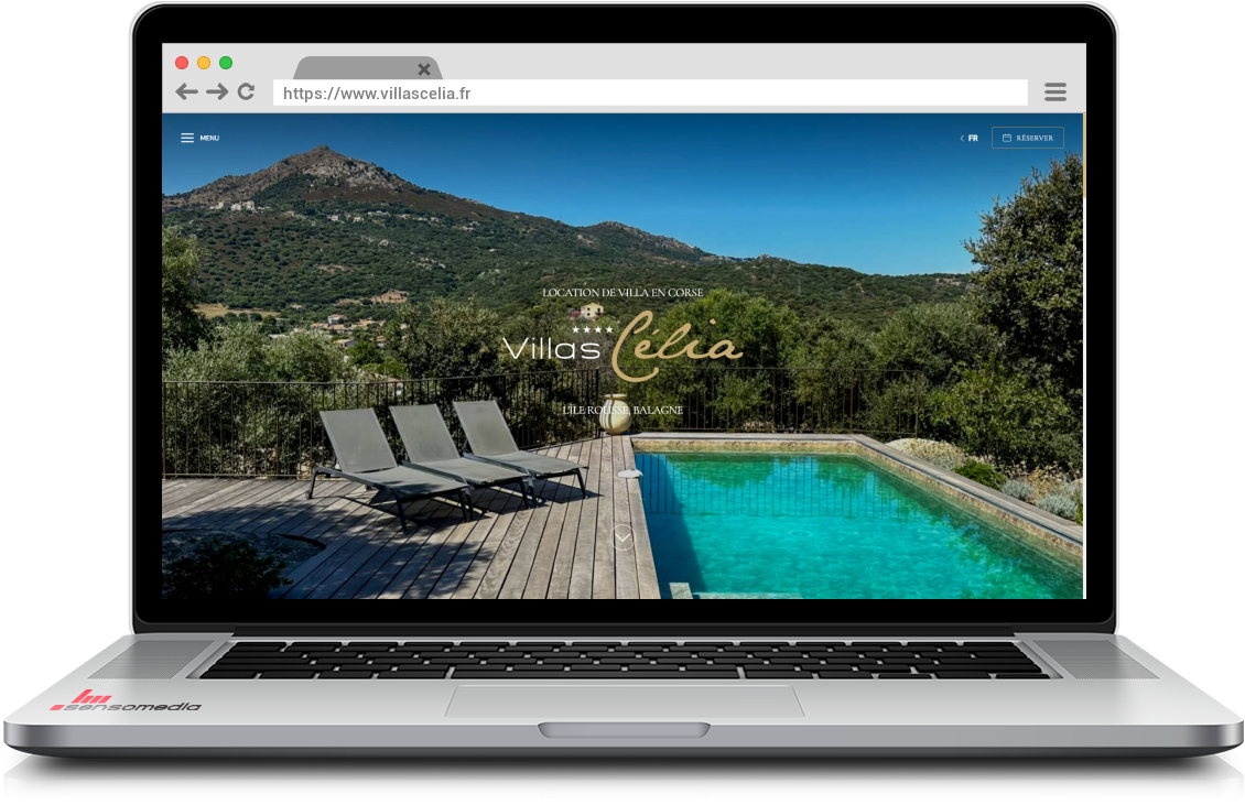 Site web officiel Location de villas standing à Ile Rousse