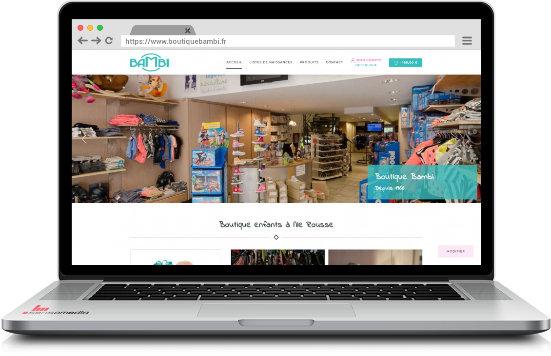 Site web officiel Boutique pour enfants