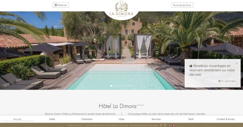 Hôtel 4 étoiles à Saint-Florent