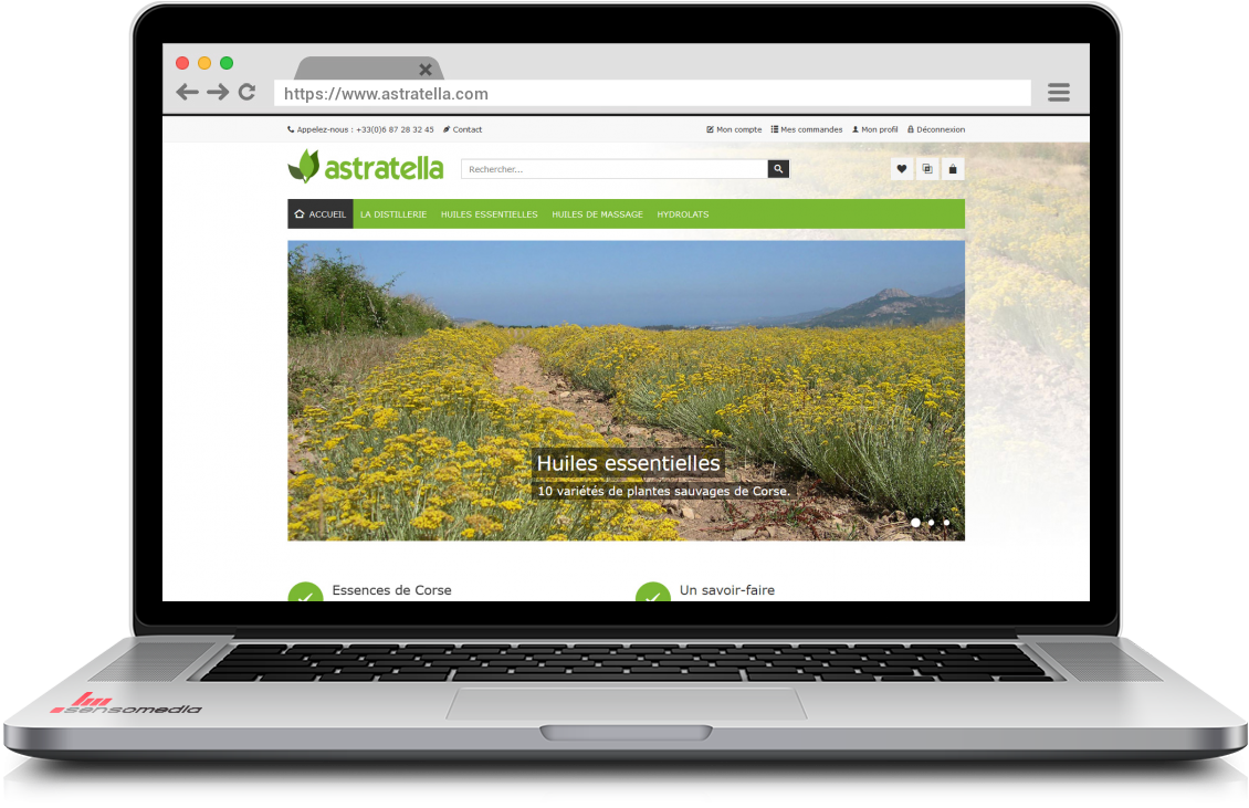 Site web officiel Huiles essentielles corses