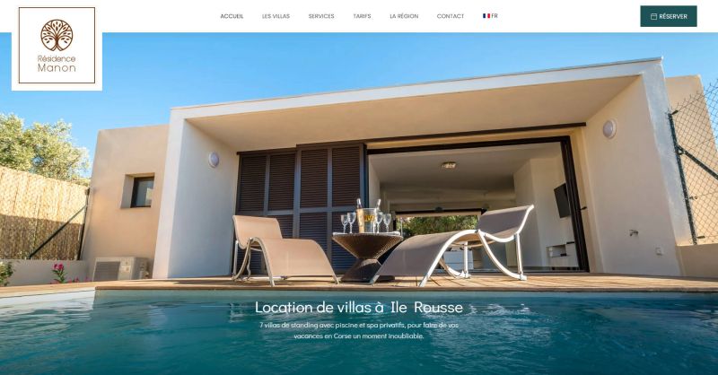 Location de villas à Ile Rousse