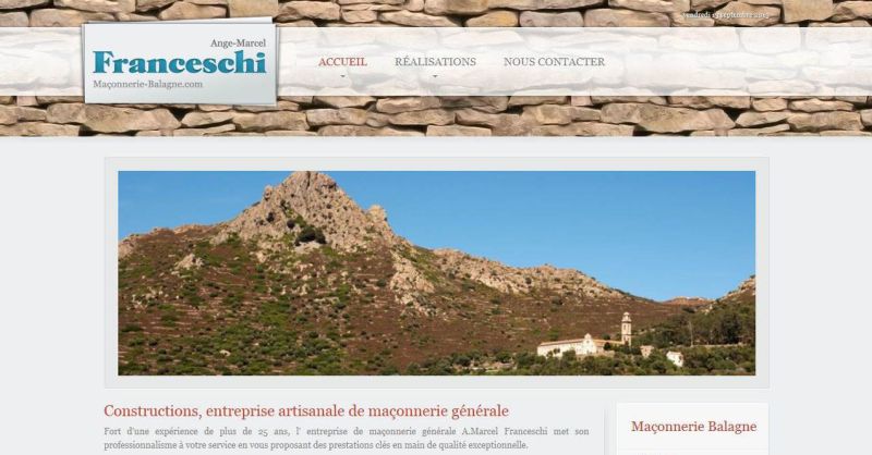 Maçonnerie en Balagne