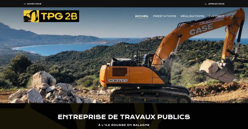 Travaux publics en Haute-Corse