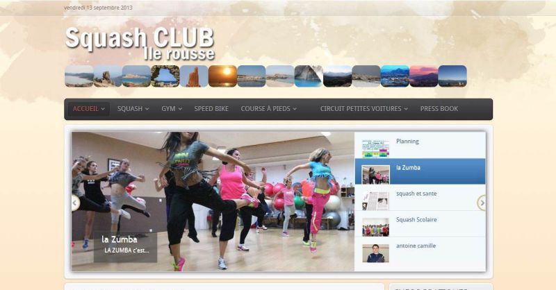Club de squash à Ile Rousse
