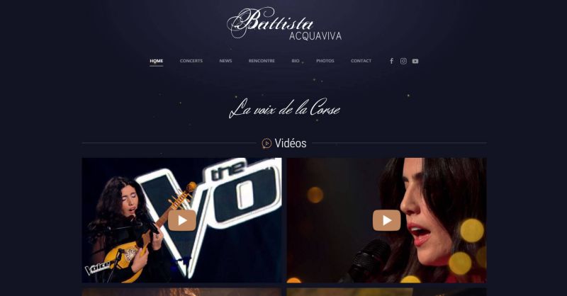 Chanteuse Corse