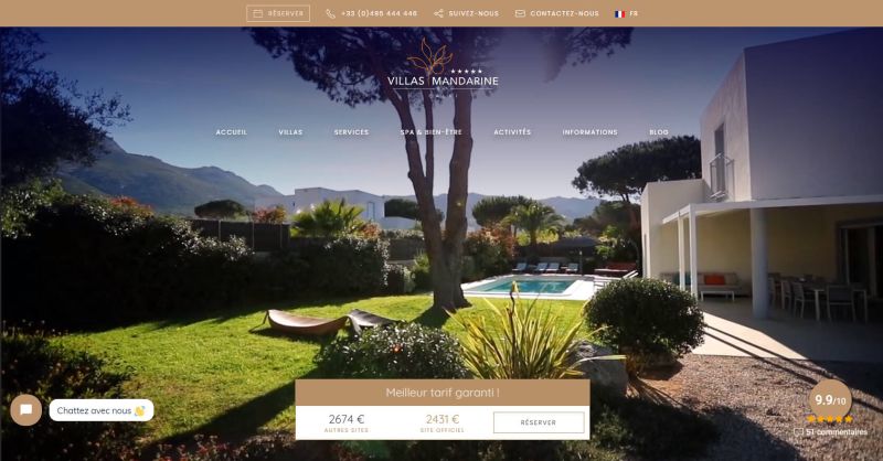Location de villas à Calvi