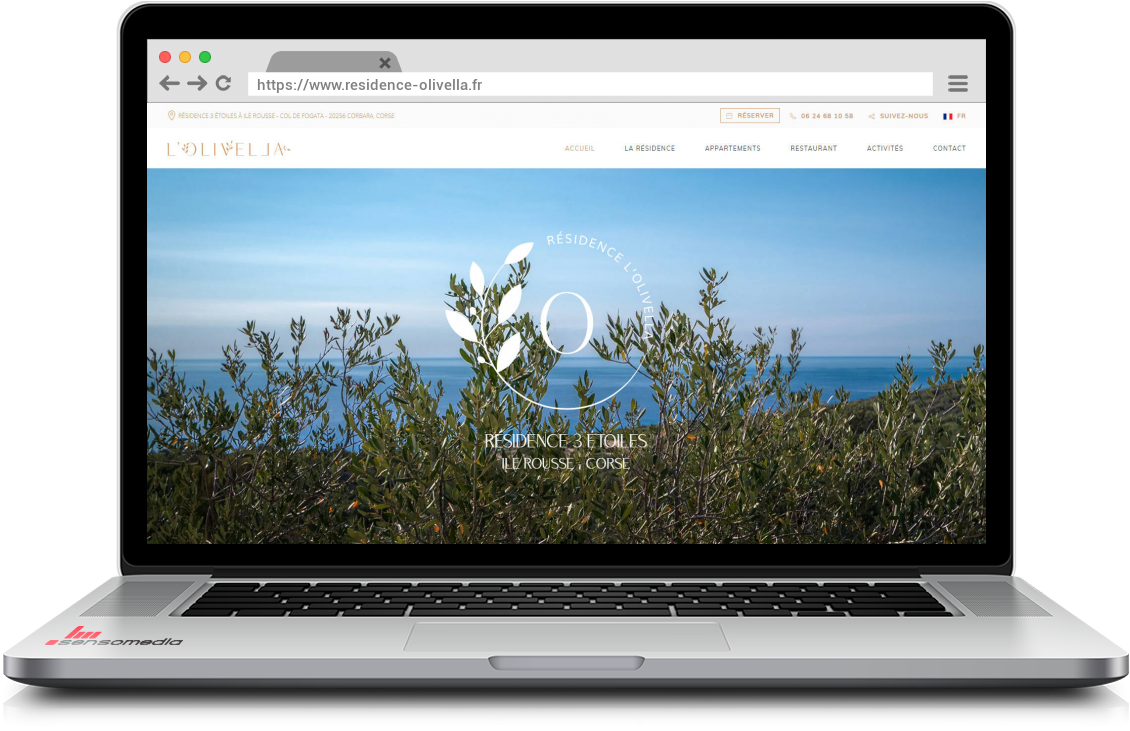 Site web officiel Résidence de Tourisme à Ile Rousse
