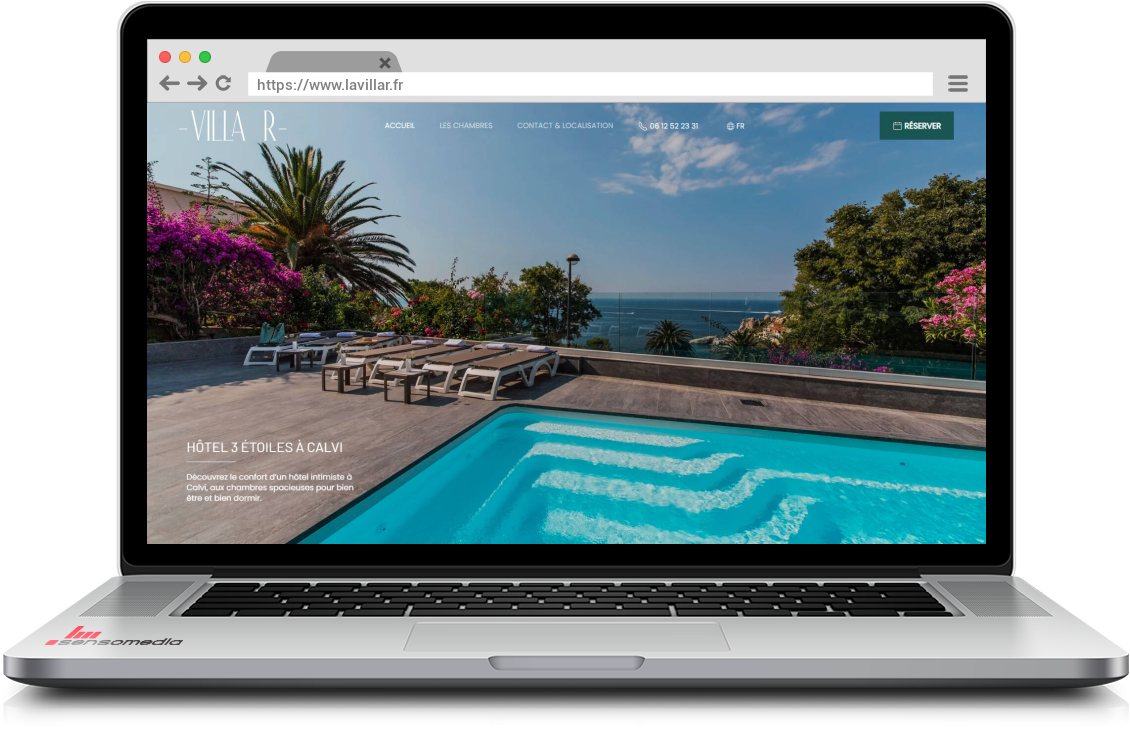 Site web officiel Hôtel 3 étoiles à Calvi