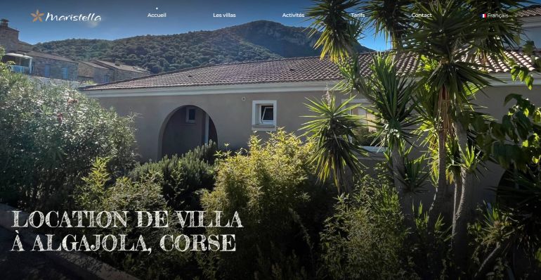Création du site web Villas Maristella