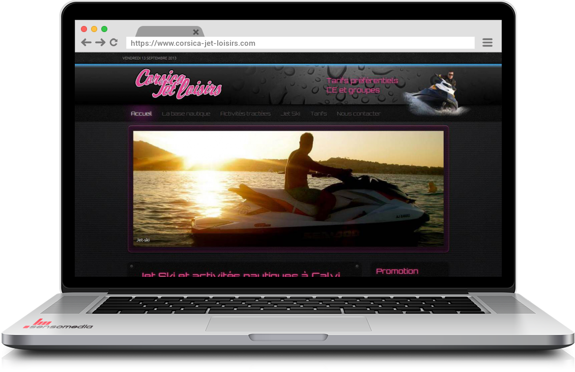 Site web officiel Location de jet-ski à Calvi, Corse