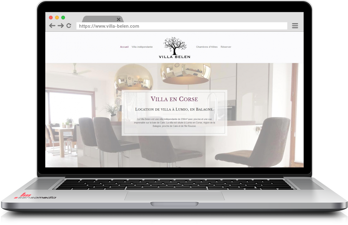 Site web officiel Location de villa, chambres d'hôtes en Balagne