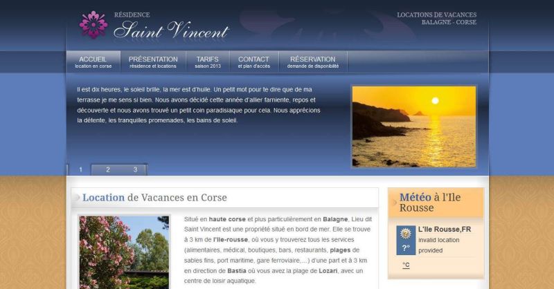 Locations de vacances en Balagne, Corse