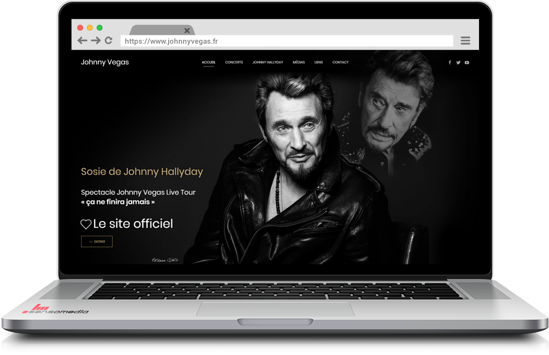Site web officiel Sosie de Johnny Hallyday