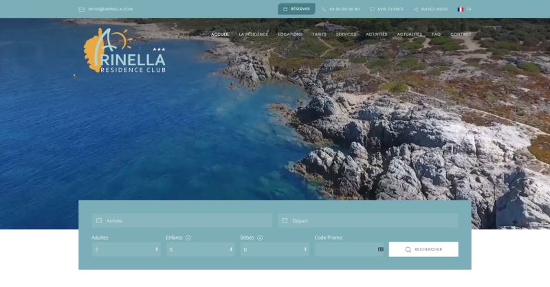 Résidence de tourisme à Lumio, Corse