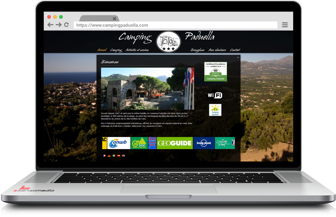 Site web officiel Camping à Calvi