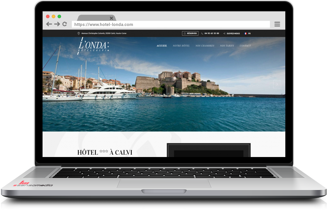 Site web officiel Hôtel à Calvi