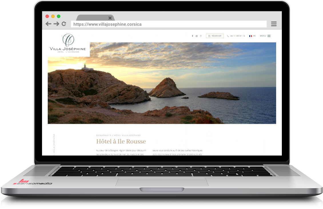 Site web officiel Hôtel à Ile Rousse