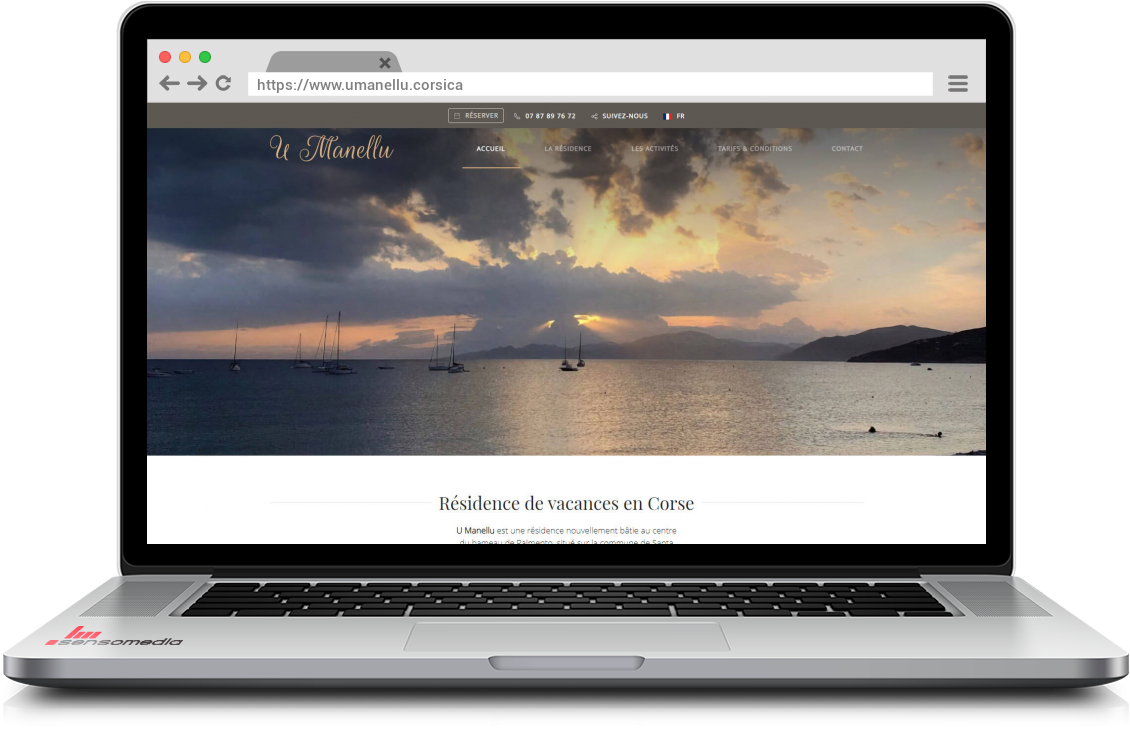 Site web officiel Résidence de vacances à Ile Rousse