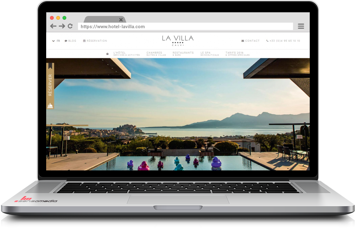 Site web officiel Hôtel à Calvi, Corse