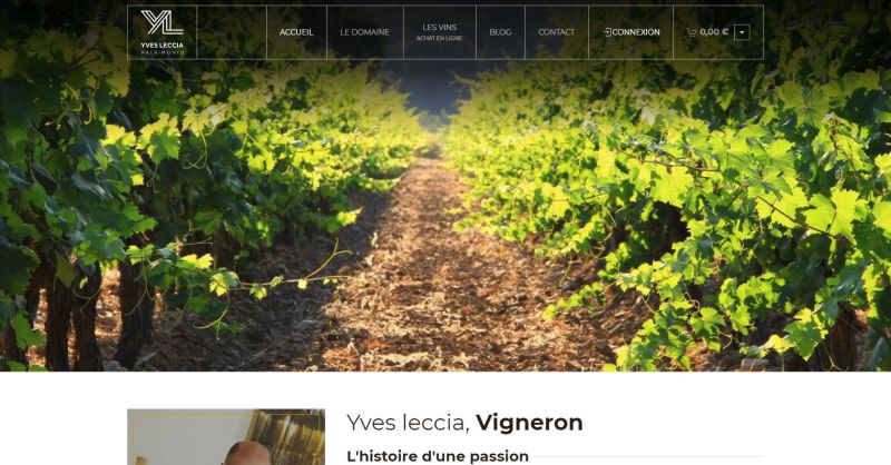Vigneron et œnologue en Corse