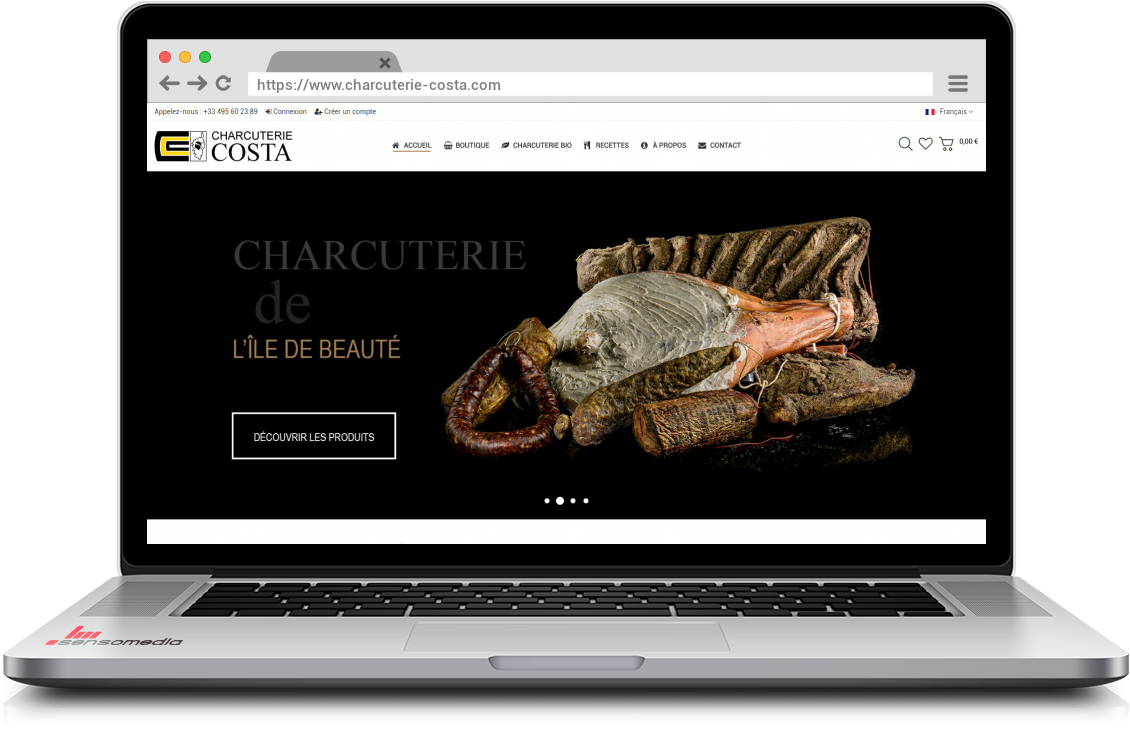 Site web officiel Charcuterie de l'Île de Beauté