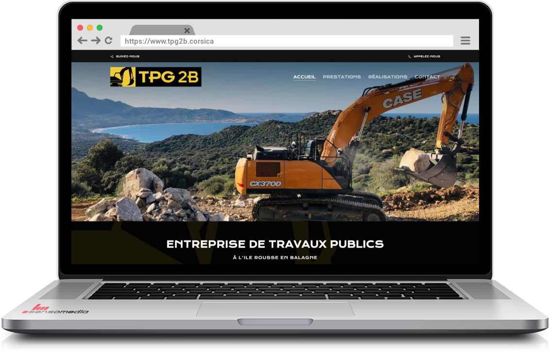 Site web officiel Travaux publics en Haute-Corse